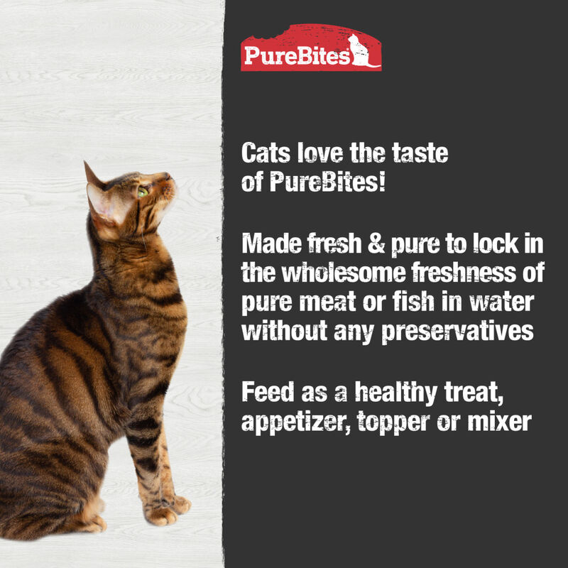 PureBites Mixers 100% Chicken Breast in Water Grain-Free Cat Food Trays, 1.76-oz