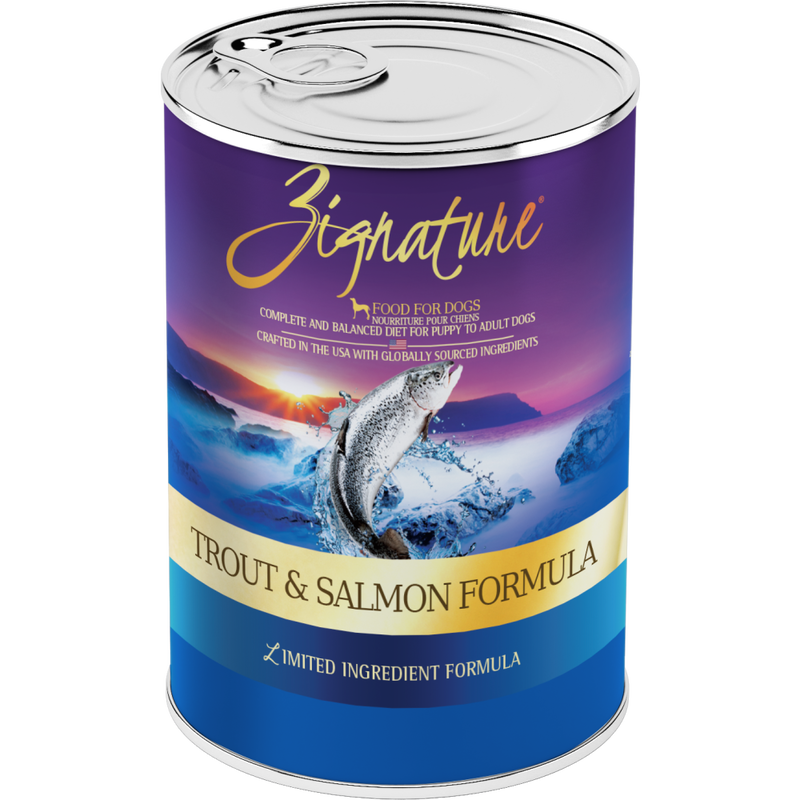 Mud Bay Buy Zignature Limited Ingredient Canned Dog Food Trout Salmon 13 oz for USD 3.69 MudBay