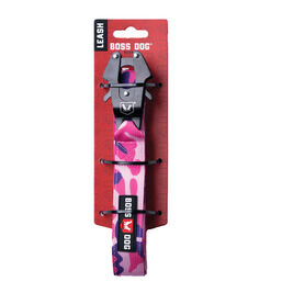 Boss Dog Tactical Dog Leash, Pink Camo