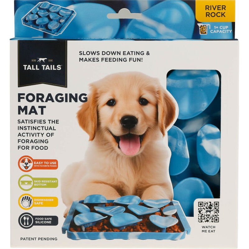 Tall Tails Foraging Pet Food Mat, Rock image number null