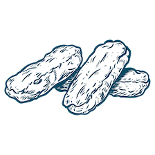 illustration of freeze-dried food