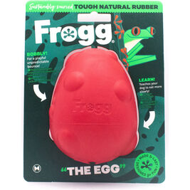 Frogg Rubber Dog Toy, Egg
