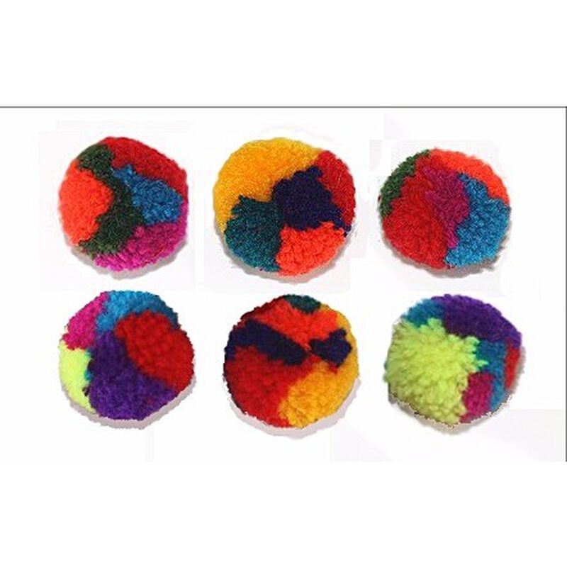 Goli Design Pom Pom Balls Cat Toy, Assorted image number null