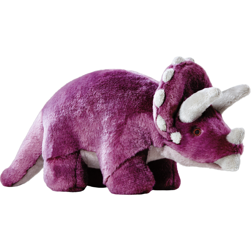 Fluff & Tuff Dog Toy, Charlie Triceratops, Large+ image number null