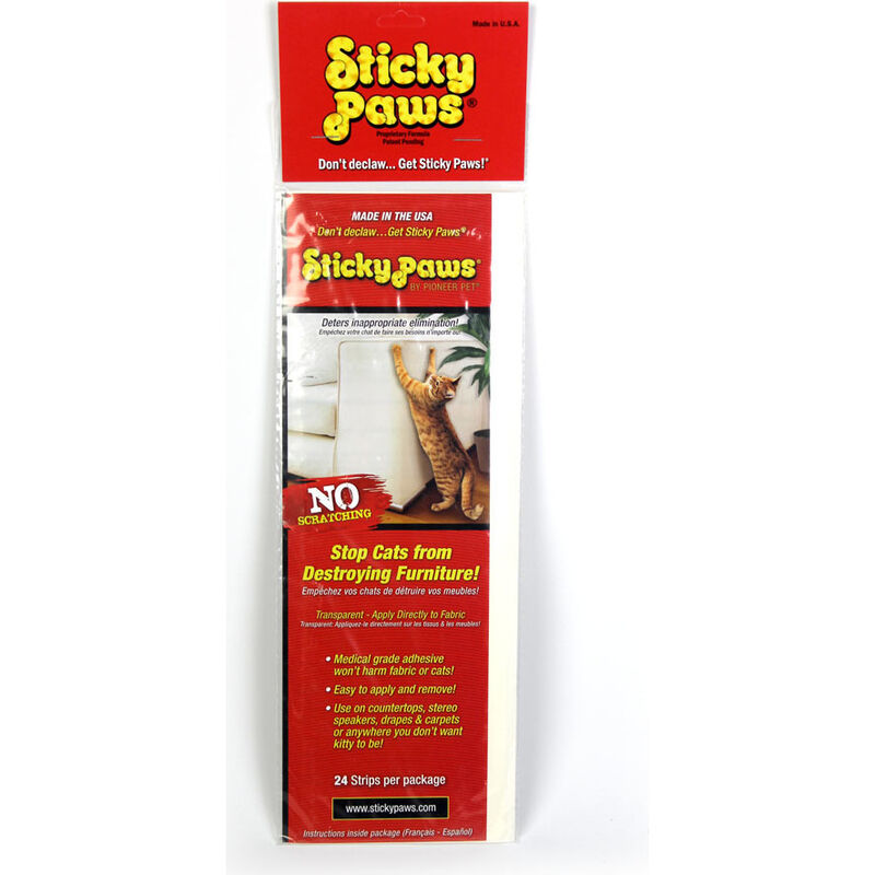 Sticky Paws Cat Scratching Deterrent, Furniture Strips image number null