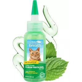 Tropiclean Fresh Breath No Brushing Dental & Oral Gel for Cats, 2-oz