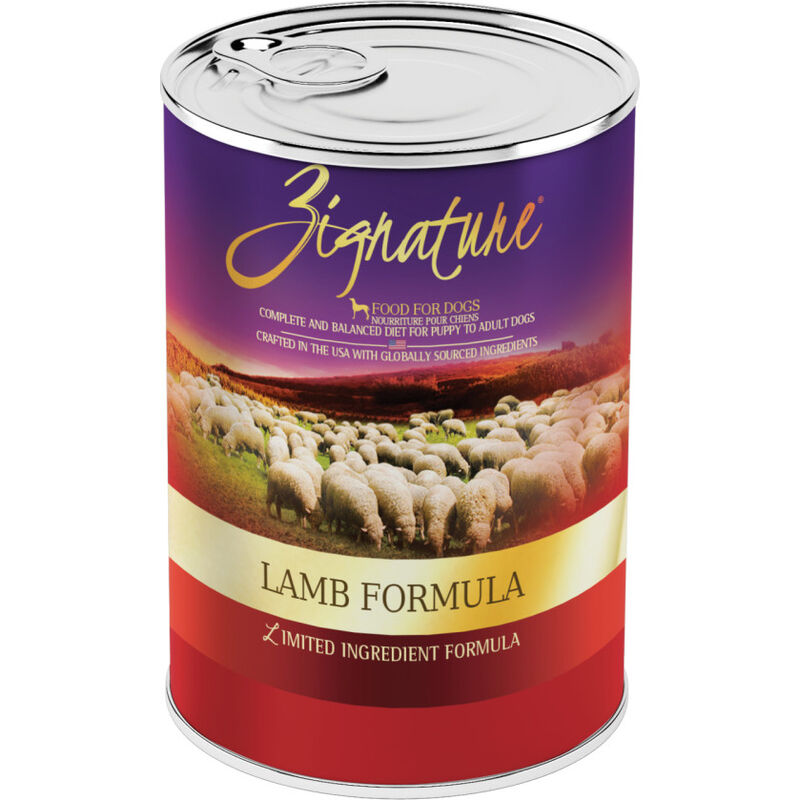 Zignature Limited Ingredient Canned Dog Food, Lamb, 13-oz image number null