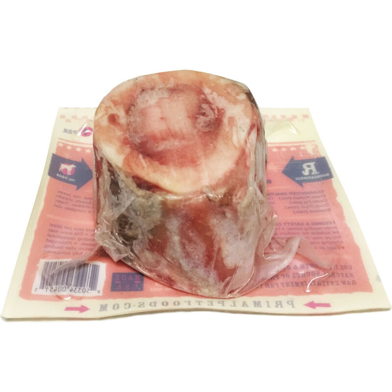 Primal Raw Frozen Beef Marrow Bone Dog Treat, Medium, 1-pack image number null