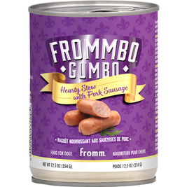 Fromm Frommbo Gumbo Hearty Stew Canned Dog Food, Pork Sausage