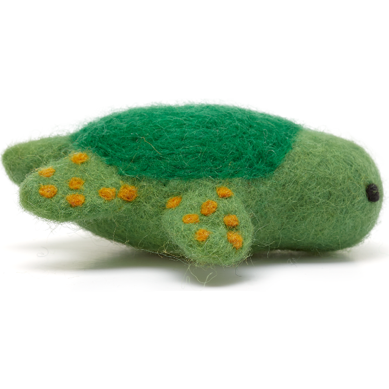 Mud Bay Felted Cat Toy, Sea Turtle image number null