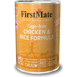 FirstMate Grain Friendly Canned Cat Food, Chicken & Rice
