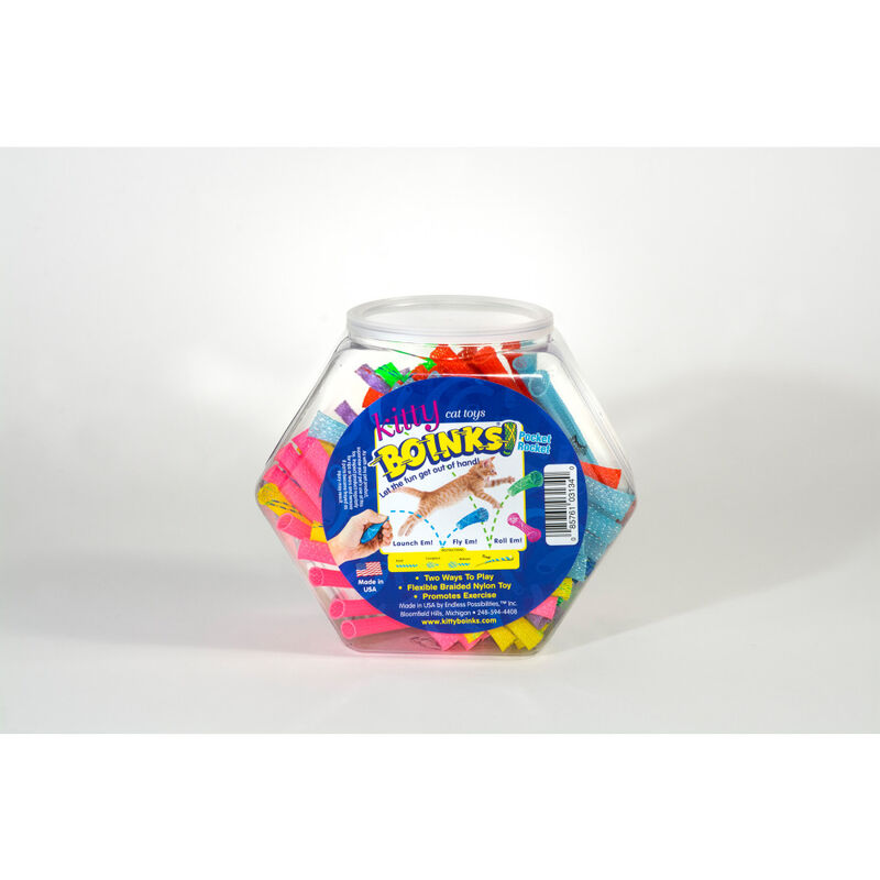 Kitty Boinks Pocket Rocket Cat Toy, Single, Assorted Colors image number null