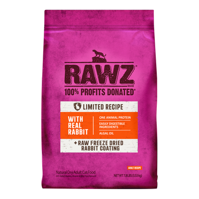 Rawz Dry Cat Food, Rabbit