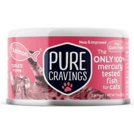 Pure Cravings Cutlets in Gravy Canned Cat Food, Salmon