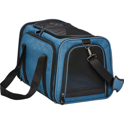 MidWest Duffy Expandable Pet Carrier, Blue