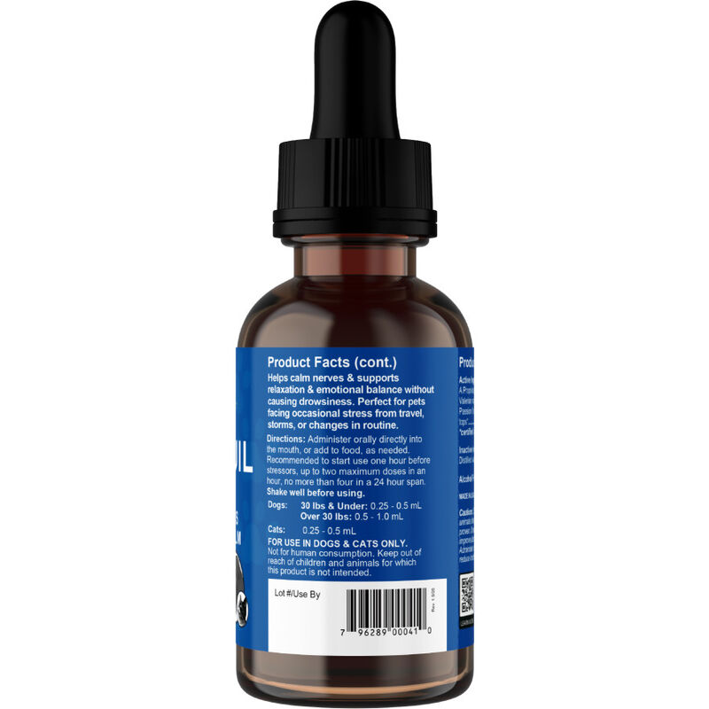 Animal Essentials Tranquility Blend Herbal Dog & Cat Supplement, 1-oz image number null
