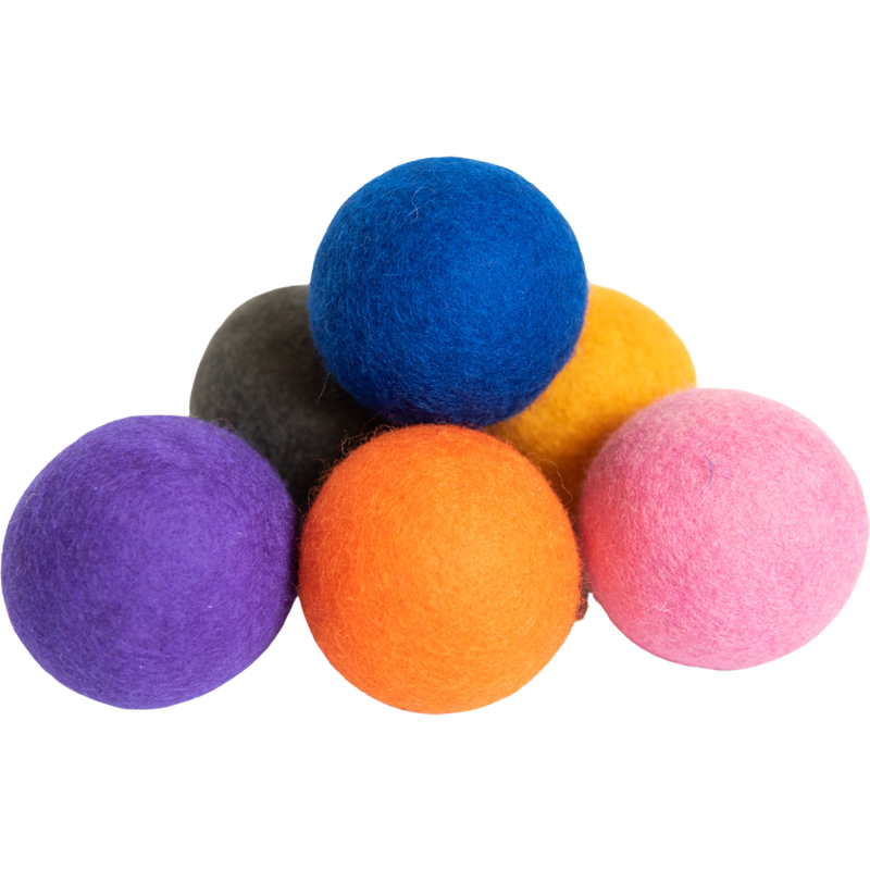 Mud Bay Felted Dog Toy, Ball, Assorted Colors, Large image number null