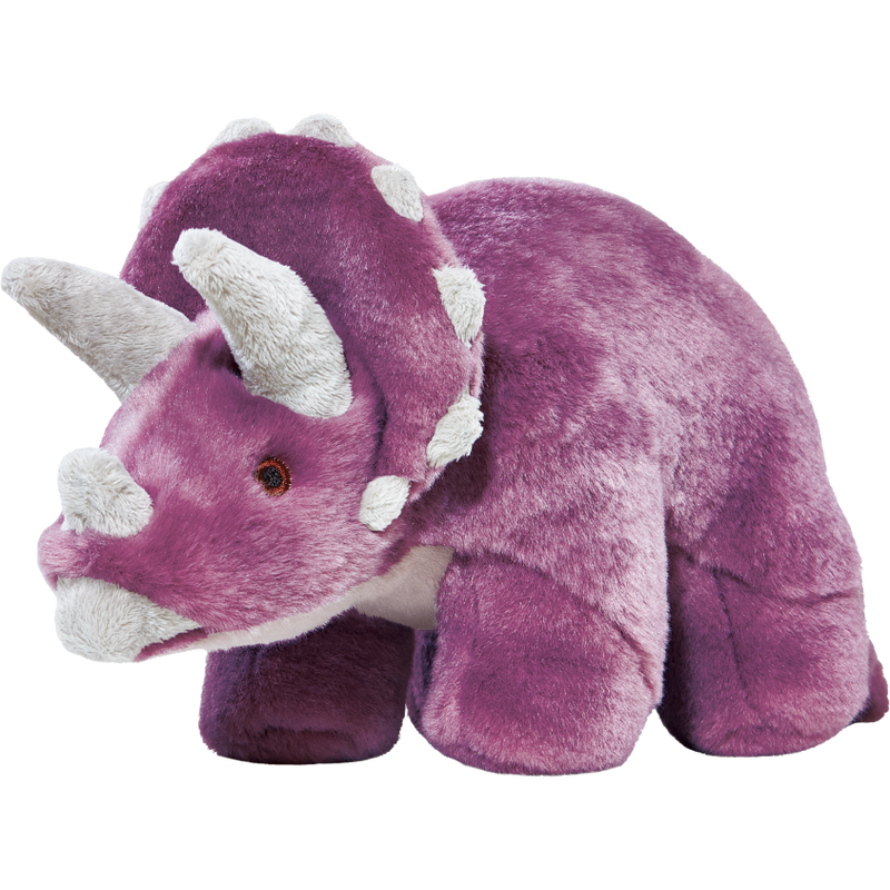 Fluff & Tuff Dog Toy, Charlie Triceratops, Large+ image number null