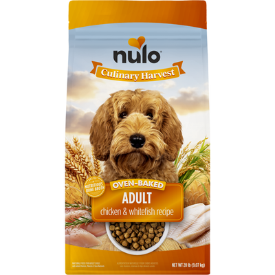 Nulo Culinary Harvest Baked Dry Dog Food, Chicken & Whitefish