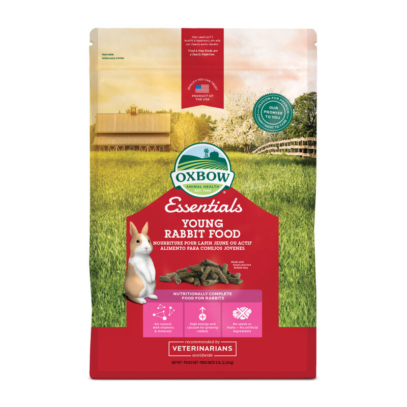 Oxbow Essentials Young Rabbit Food, 5-lb image number null