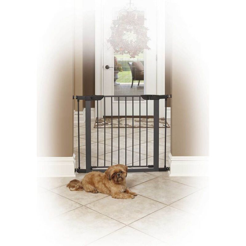 MidWest Glow in the Dark Steel Pet Gate, Graphite image number null