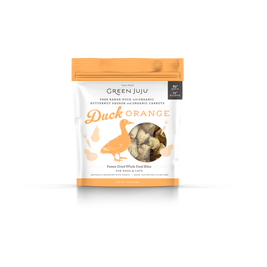 Green Juju Freeze-Dried Dog & Cat Food Topper, Duck Orange