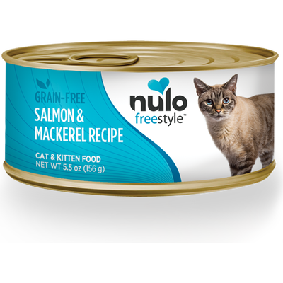 Nulo Freestyle Grain-Free Canned Cat Food, Pate, Salmon & Mackerel