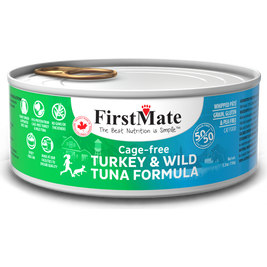 FirstMate 50/50 Grain-Free Canned Cat Food, Turkey & Tuna