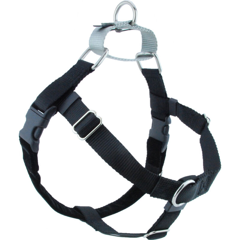 2 Hounds Design Freedom No-Pull Dog Harness, Black image number null
