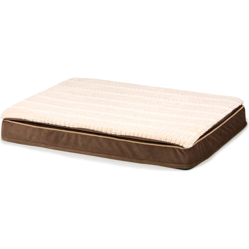 Carpenter Pet Bedding "Dolly" Pillow-Top Orthopedic Memory Foam Dog Bed, Assorted Colors, 36-in x 27-in image number null