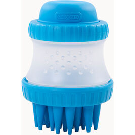 Dexas Popware for Pets ScrubBuster Dog Washing Brush, Blue