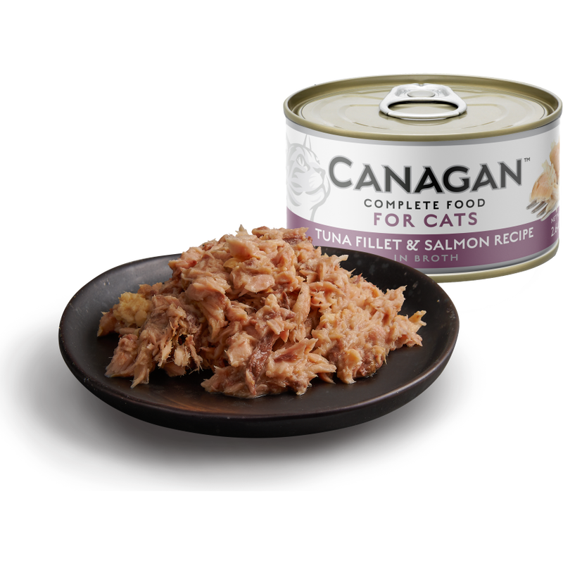 Canagan Grain-Free Canned Cat Food, Tuna & Salmon, 2.64-oz image number null