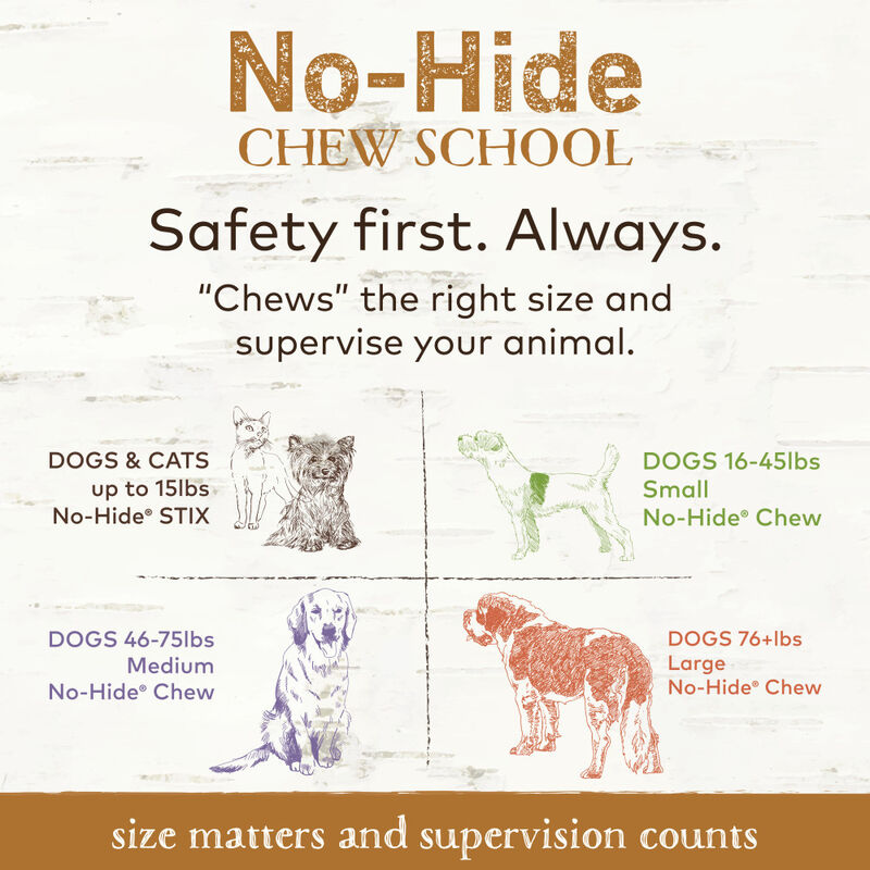 Earth Animal No-Hide Stix Dog Treat, Venison, 10-pack image number null