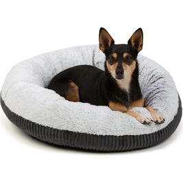Carpenter Pet Bedding "Boris" Round Cuddler Dog Bed, 22-in