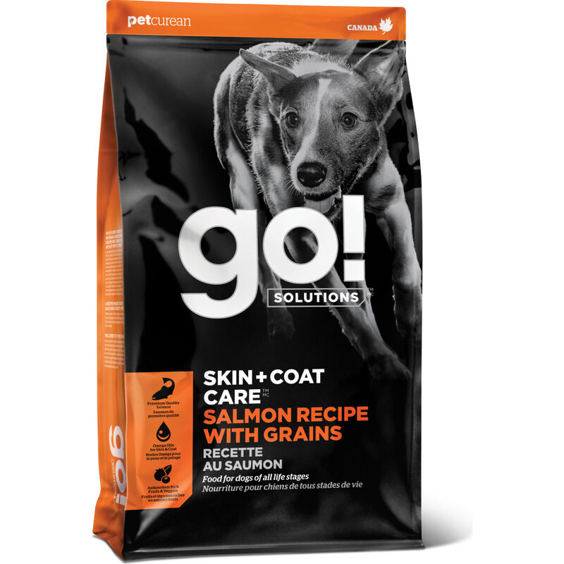 Go! Solutions Skin + Coat Care Dry Dog Food, Salmon & Grains image number null
