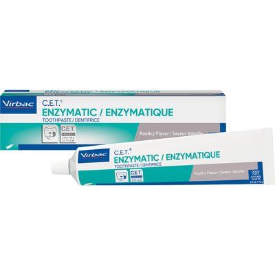 Virbac C.E.T. Enzymatic Dog & Cat Toothpaste, Poultry Flavor, 70-g