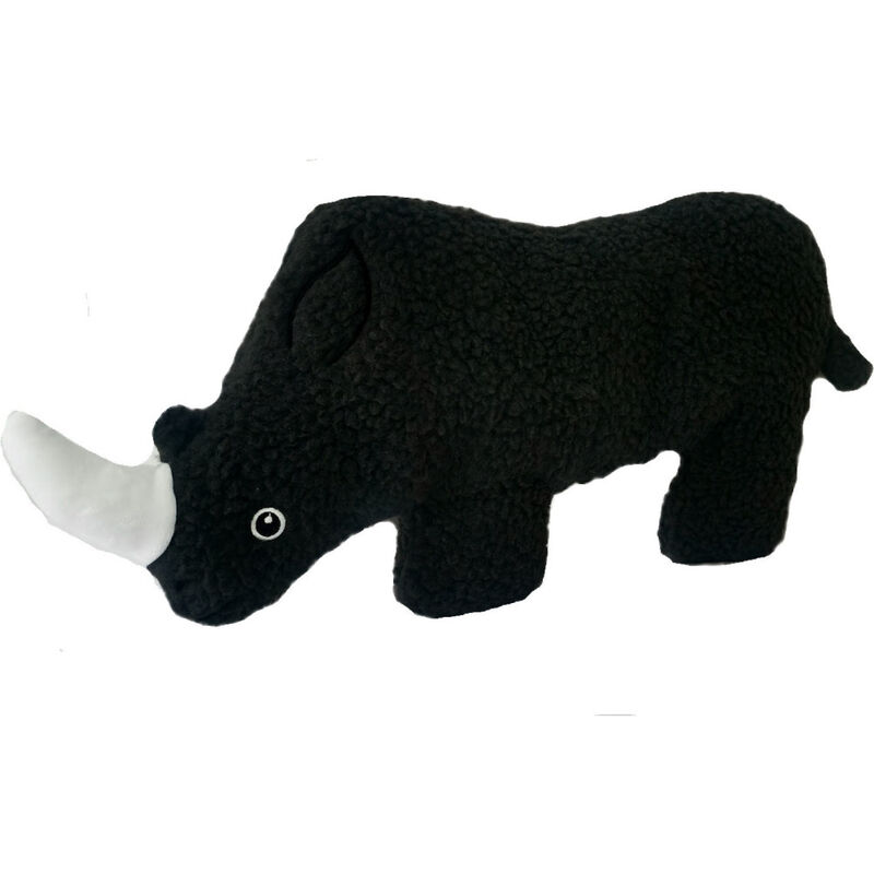 Dog Star Wildlife Collection Dog Toy, Gertie Black Rhino image number null