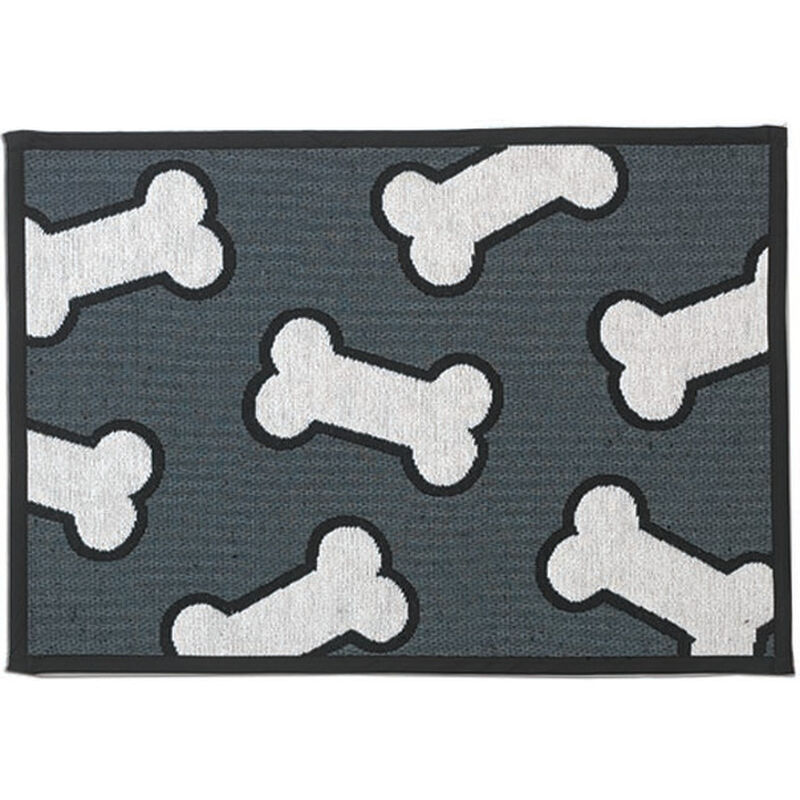 PetRageous Designs Scattered Bones Dog Placement, 13-in x 19-in image number null