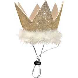 Huxley & Kent Pet Party Crown, Gold