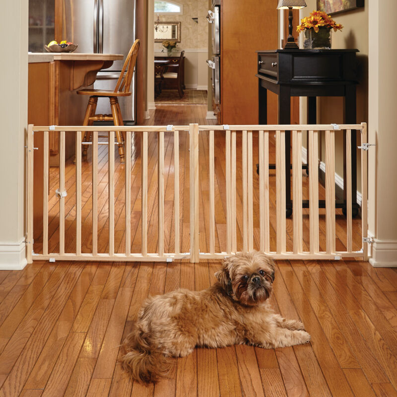 MidWest Wood Pet Gate, Extra-Wide, 24-in image number null