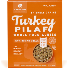 A Pup Above Whole Food Cubies Dehydrated Dog Food, Turkey Pilaf