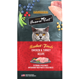 Fussie Cat Market Fresh Dry Cat Food, Chicken & Turkey
