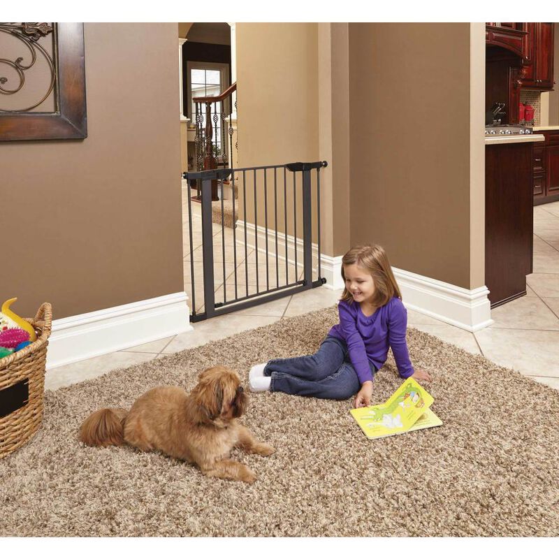 MidWest Glow in the Dark Steel Pet Gate, Graphite image number null
