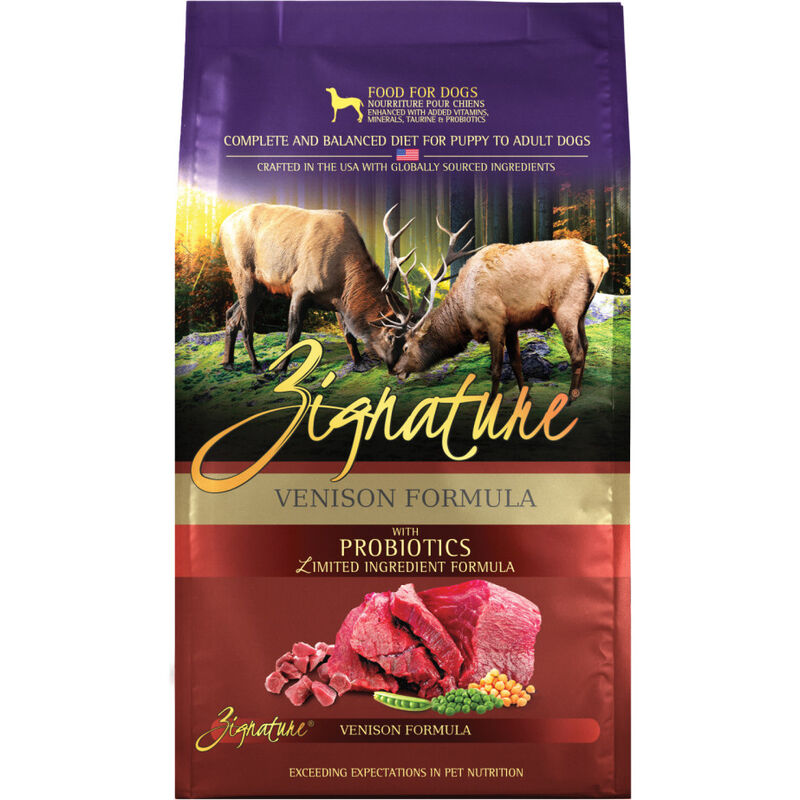 Zignature Limited Ingredient Dry Dog Food, Venison image number null