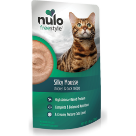 Nulo Freestyle Grain-Free Wet Cat Food, Silky Mousse, Chicken & Duck