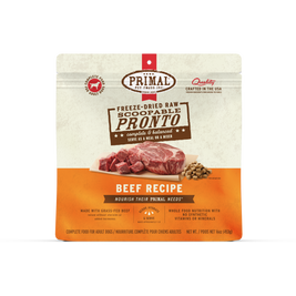 Primal Pronto Raw Freeze-Dried Dog Food, Beef