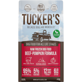 Tucker's Raw Frozen Dog Food, Beef & Pumpkin