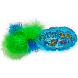 Mud Bay Catnip Feather Cat Toy, MerCat & Fish