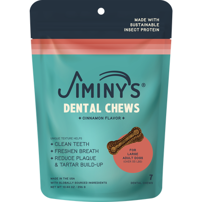 Jiminy's Dog Dental Treats, Cinnamon