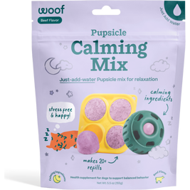 Woof Pupsicle Treat Mix, Calming, Beef, 5.5-oz